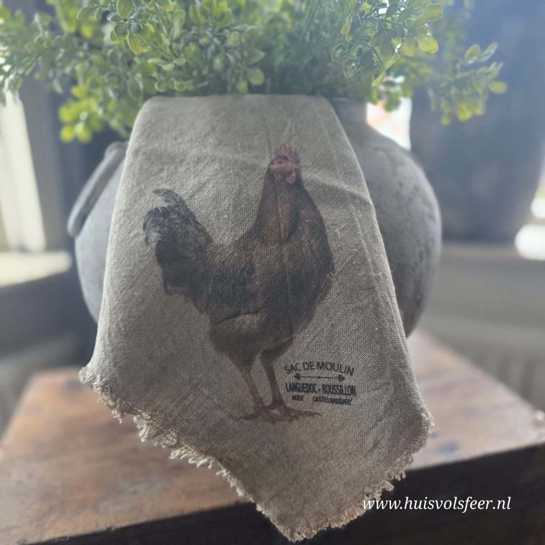 Linnen Shabby Doek New || Kip - Afbeelding 4
