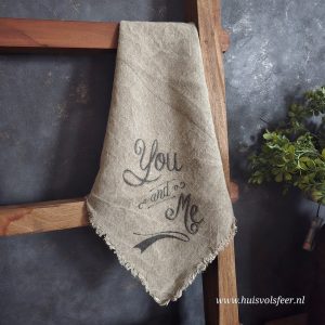Linnen Shabby Doek New || You and Me