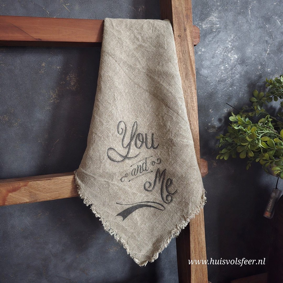 Linnen Shabby Doek New || You and Me