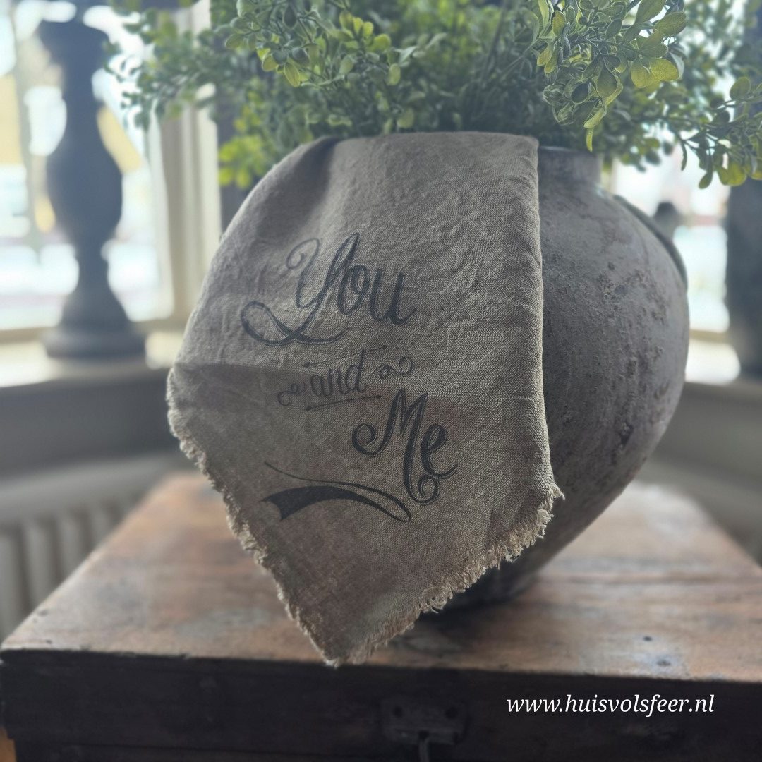 Linnen Shabby Doek New || You and Me - Afbeelding 3