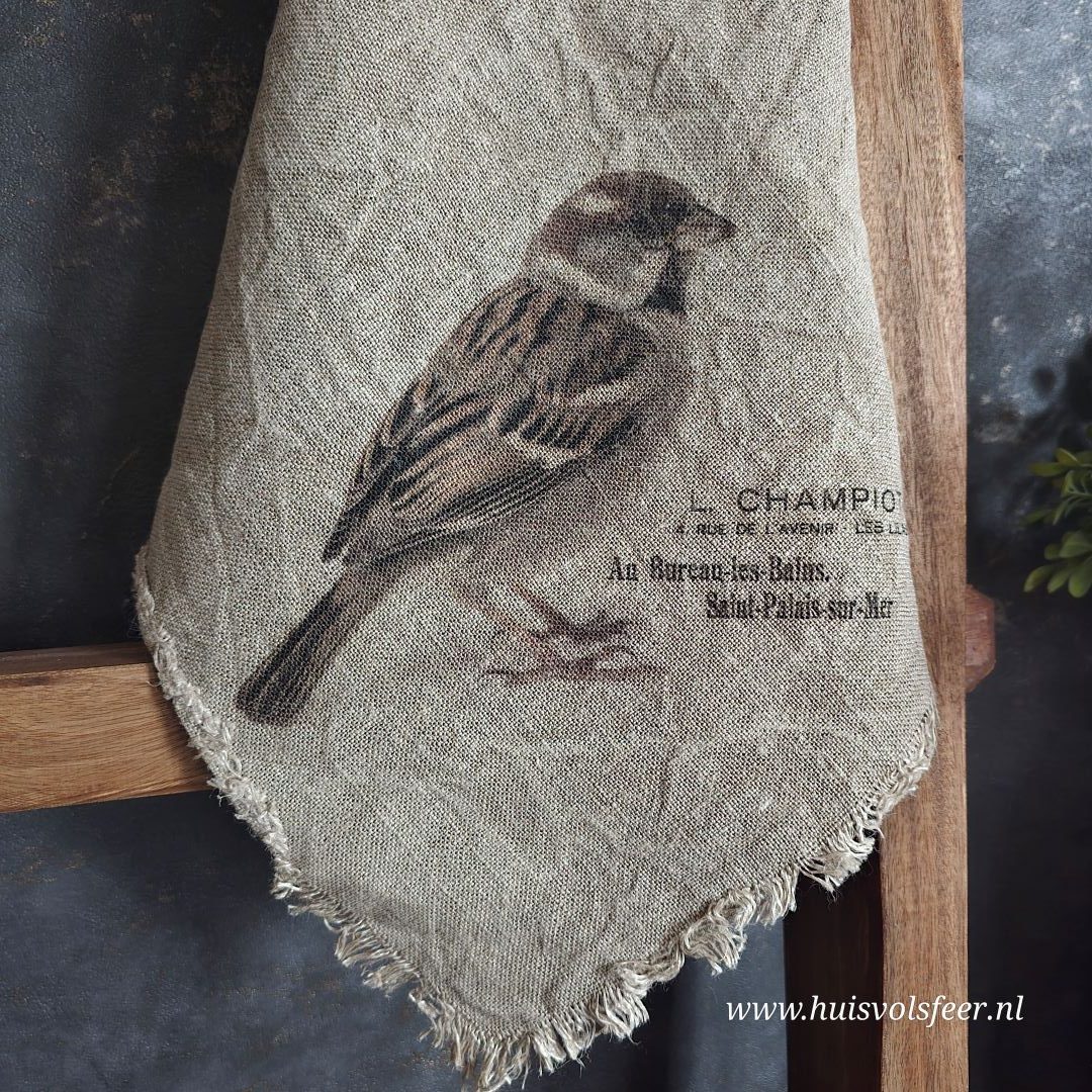 Linnen Shabby Doek New || Mus - Afbeelding 2