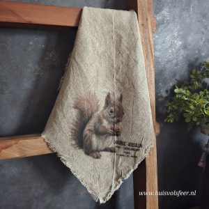 Linnen Shabby Doek New || Eekhoorn