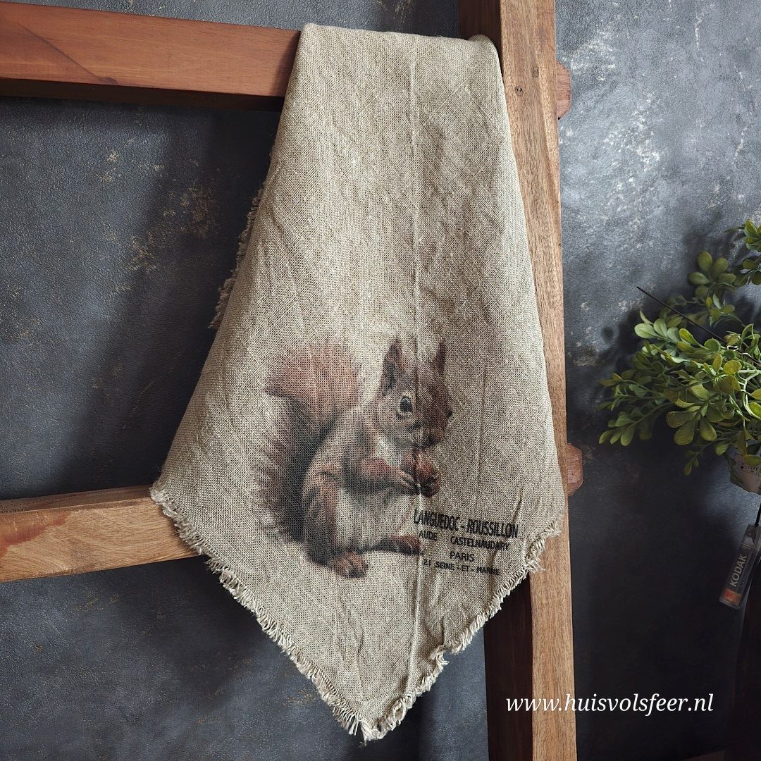 Linnen Shabby Doek New || Eekhoorn