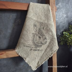 Linnen Shabby Doek New || Konijn