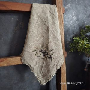 Linnen Shabby Doek New || Olijven