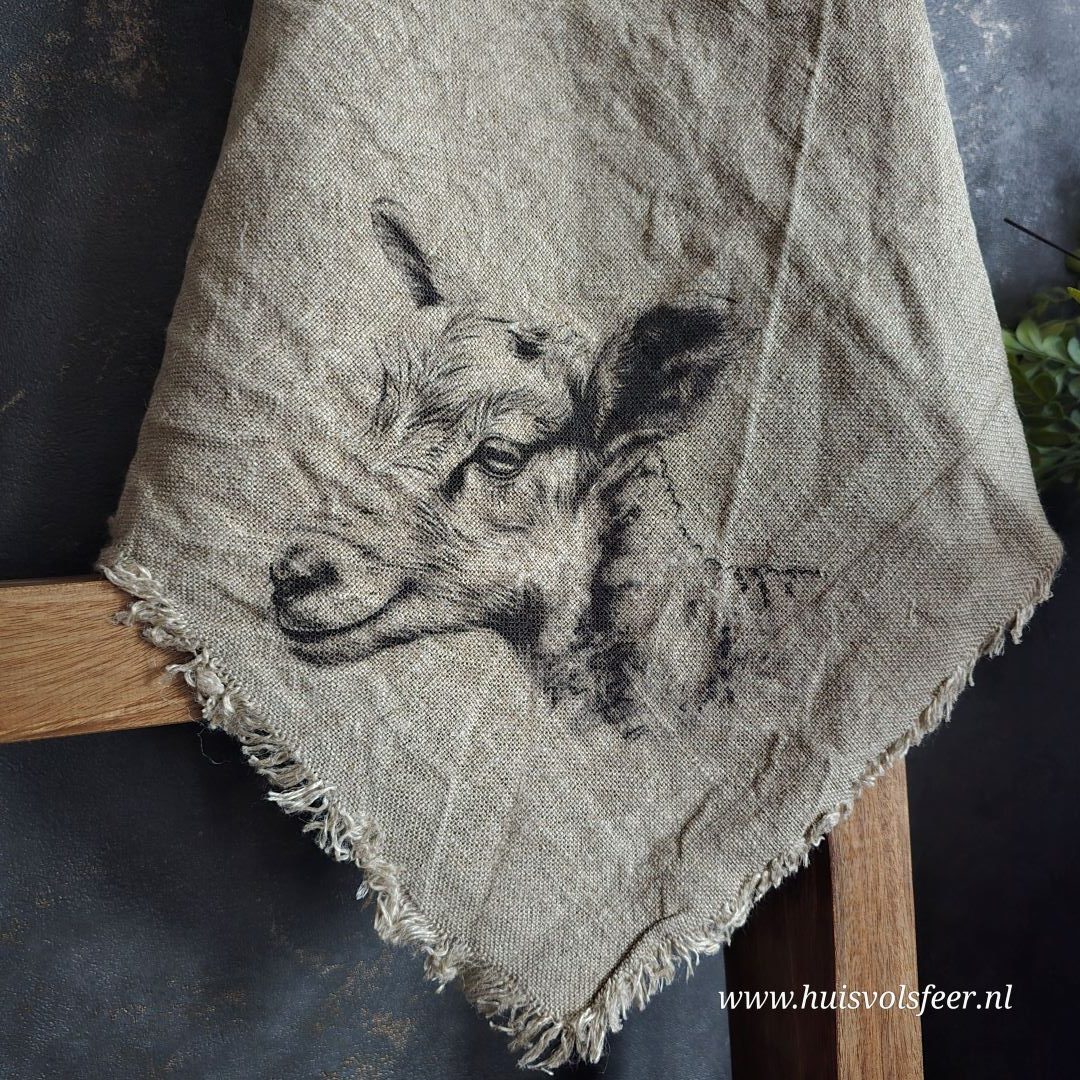 Linnen Shabby Doek New || Het Lammetje - Afbeelding 2