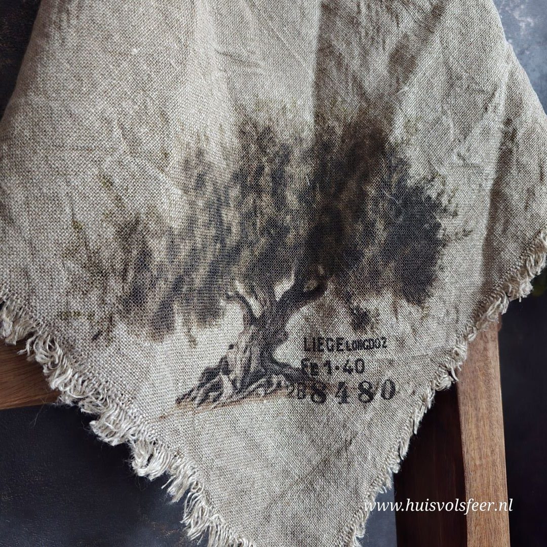 Linnen Shabby Doek New || Olijf Boom - Afbeelding 2