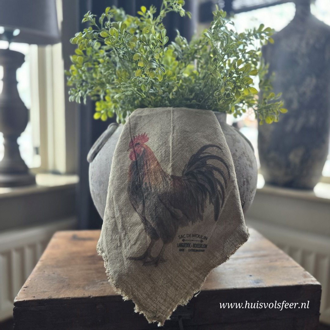 Linnen Shabby Doek New || Haan - Afbeelding 3