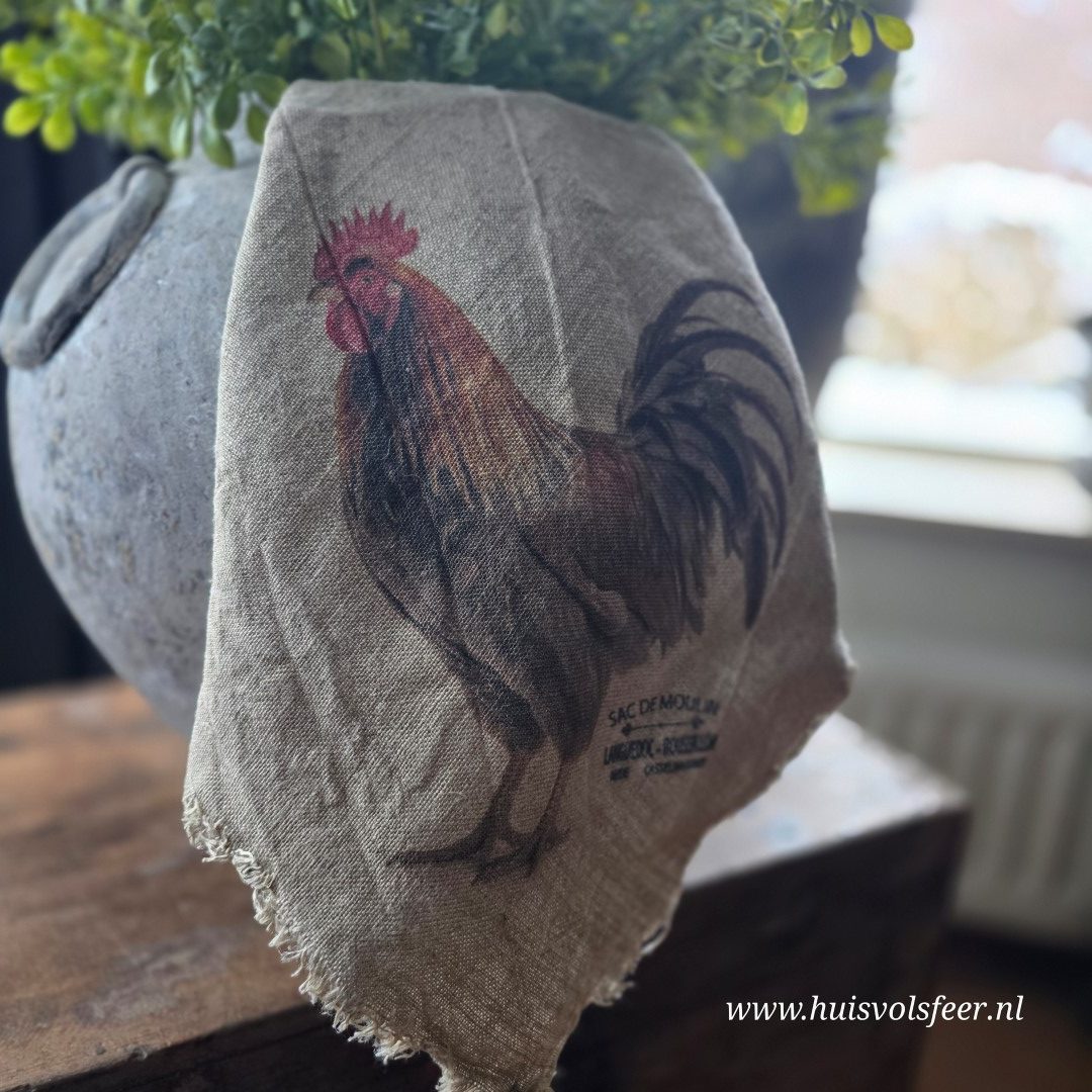 Linnen Shabby Doek New || Haan - Afbeelding 4