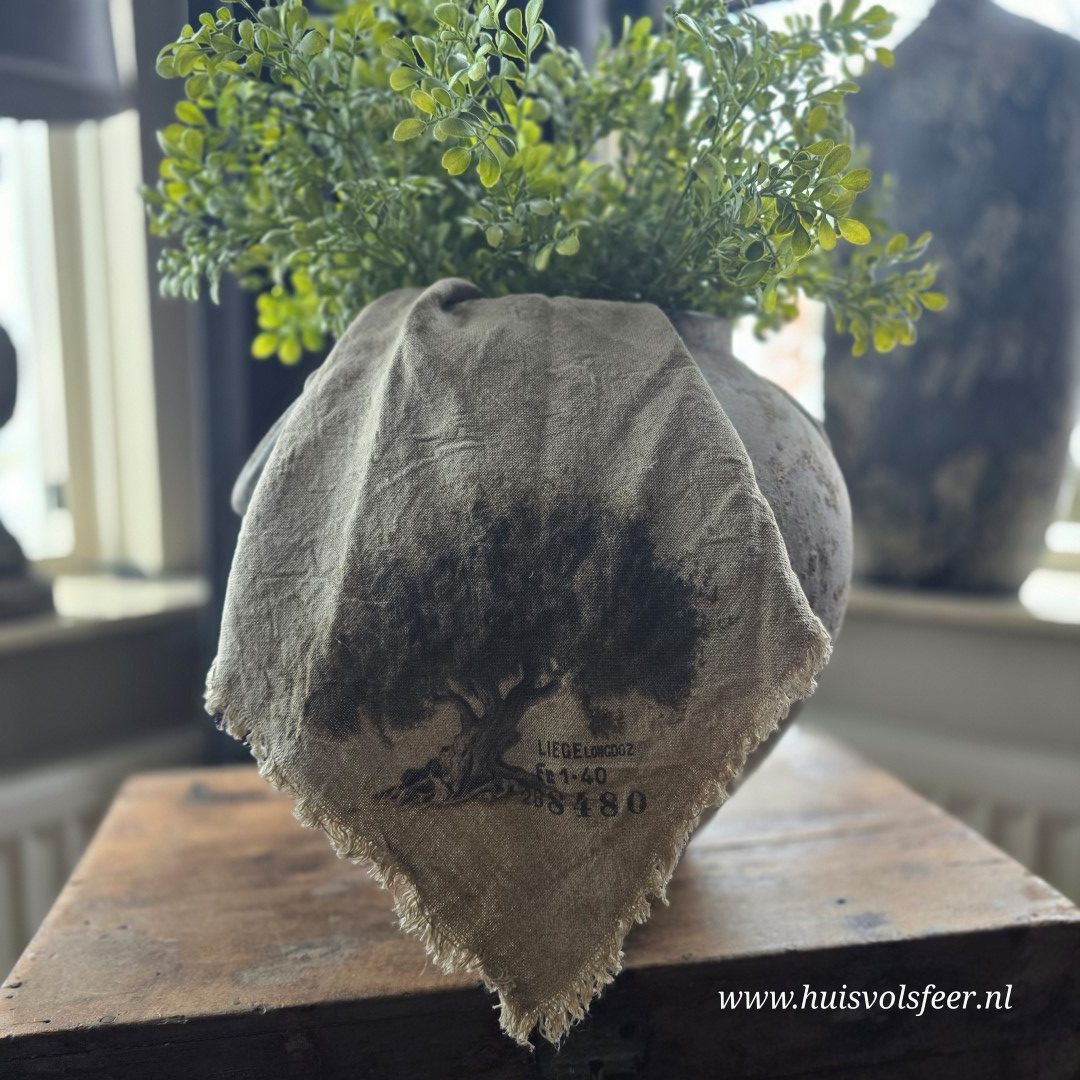 Linnen Shabby Doek New || Olijf Boom - Afbeelding 3