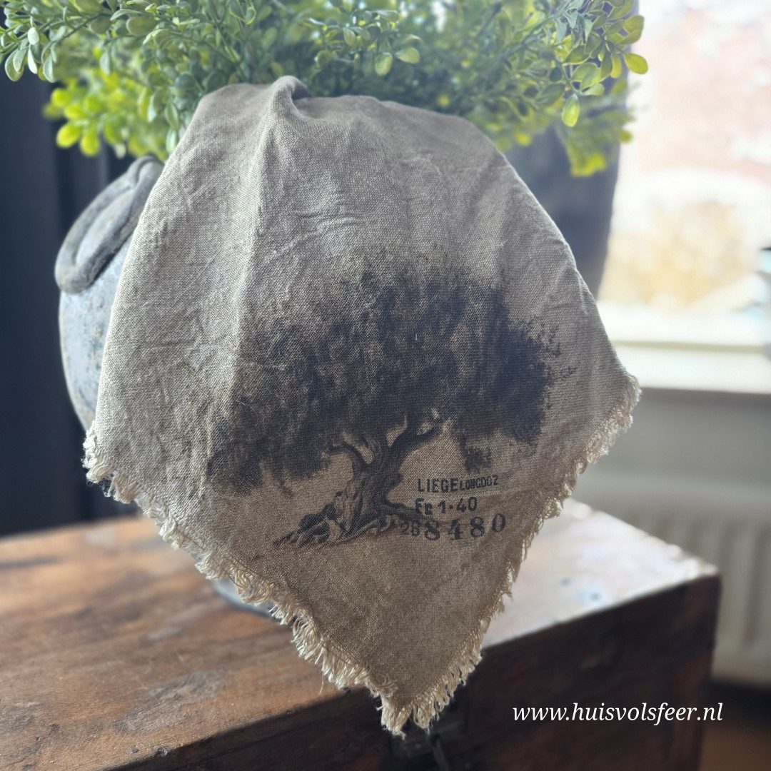 Linnen Shabby Doek New || Olijf Boom - Afbeelding 4