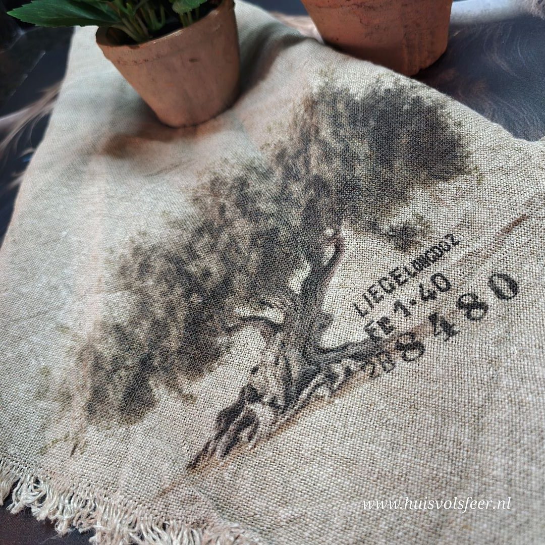 Linnen Shabby Doek New || Olijf Boom - Afbeelding 5