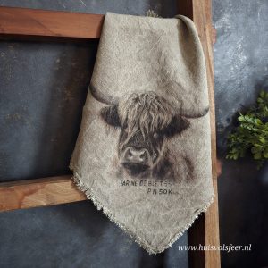Linnen Shabby Doek New || Hooglander Vooruitkijkend