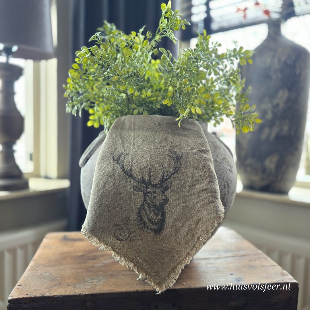 Linnen Shabby Doek New || Rendier - Afbeelding 3