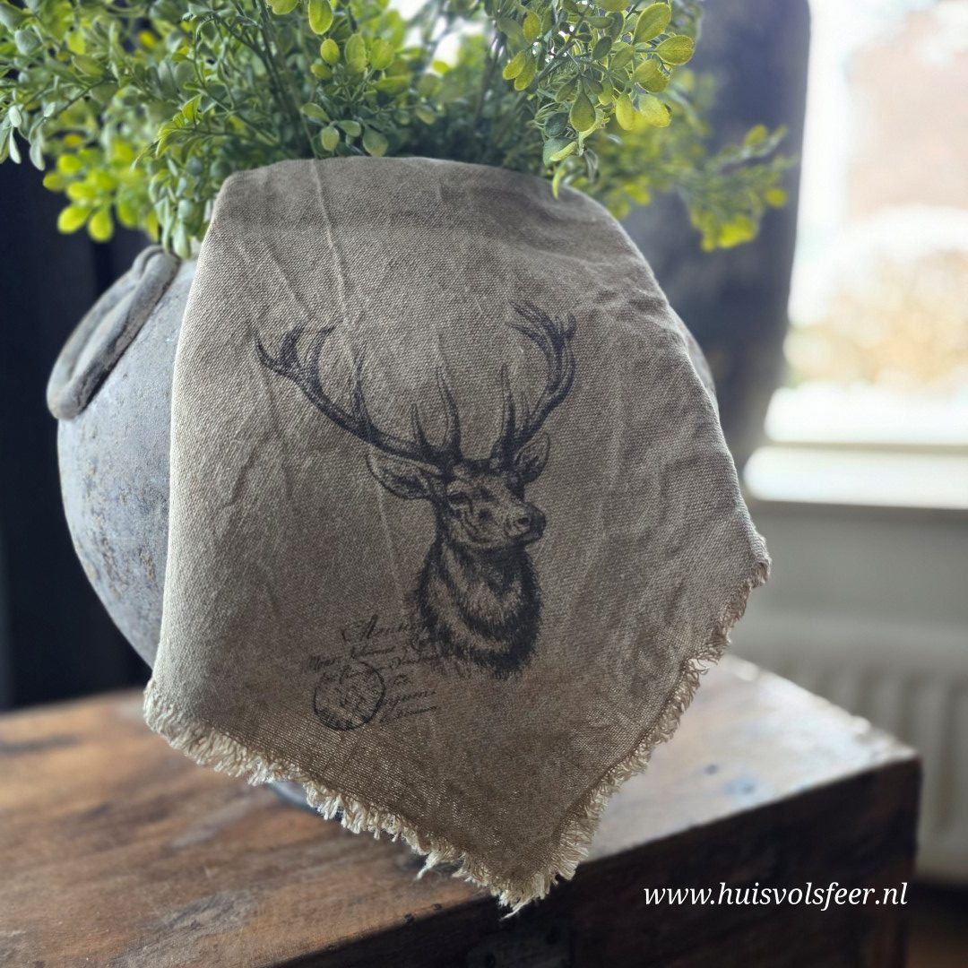 Linnen Shabby Doek New || Rendier - Afbeelding 4