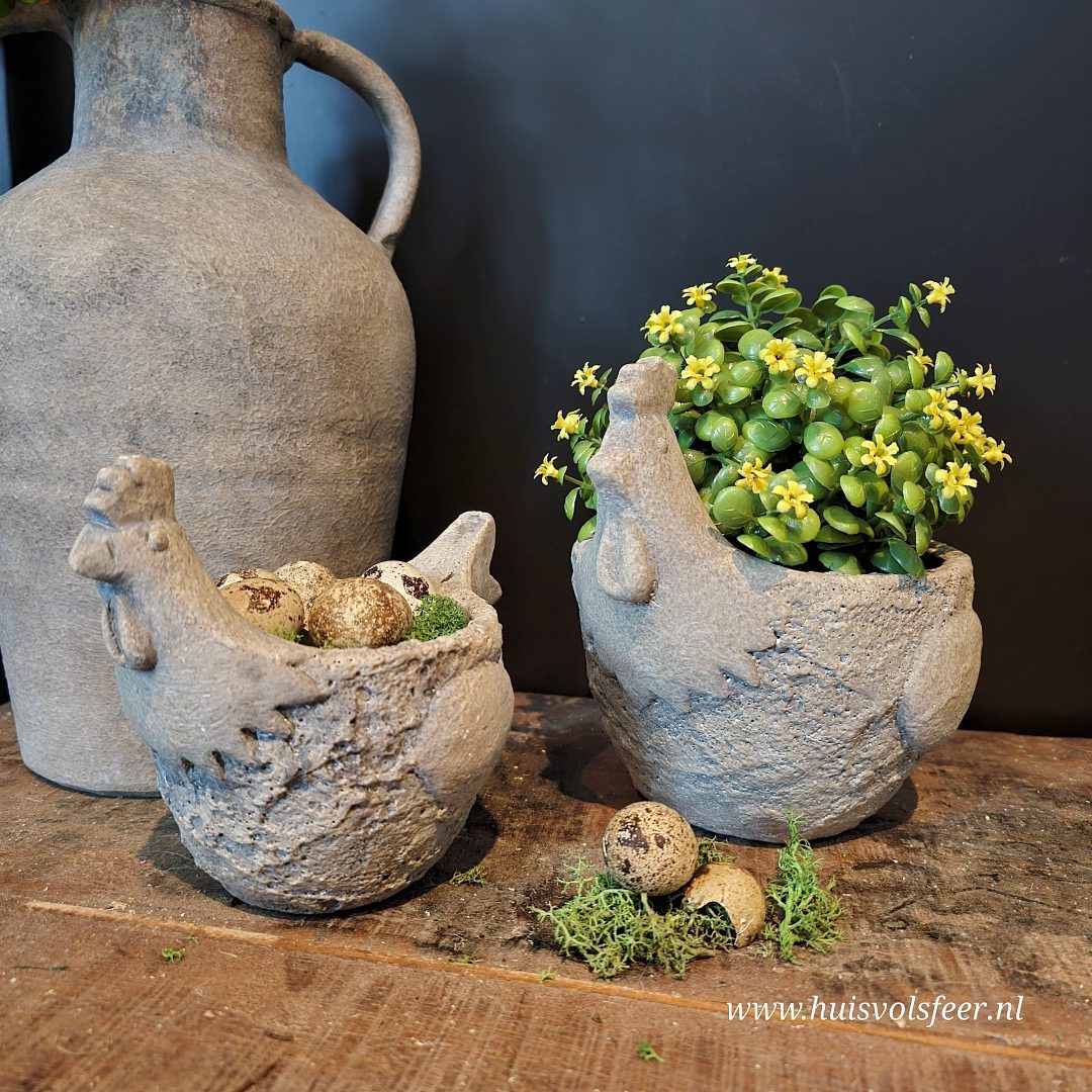 Kunst Sierplantje met Gele Bloemetjes - Afbeelding 5