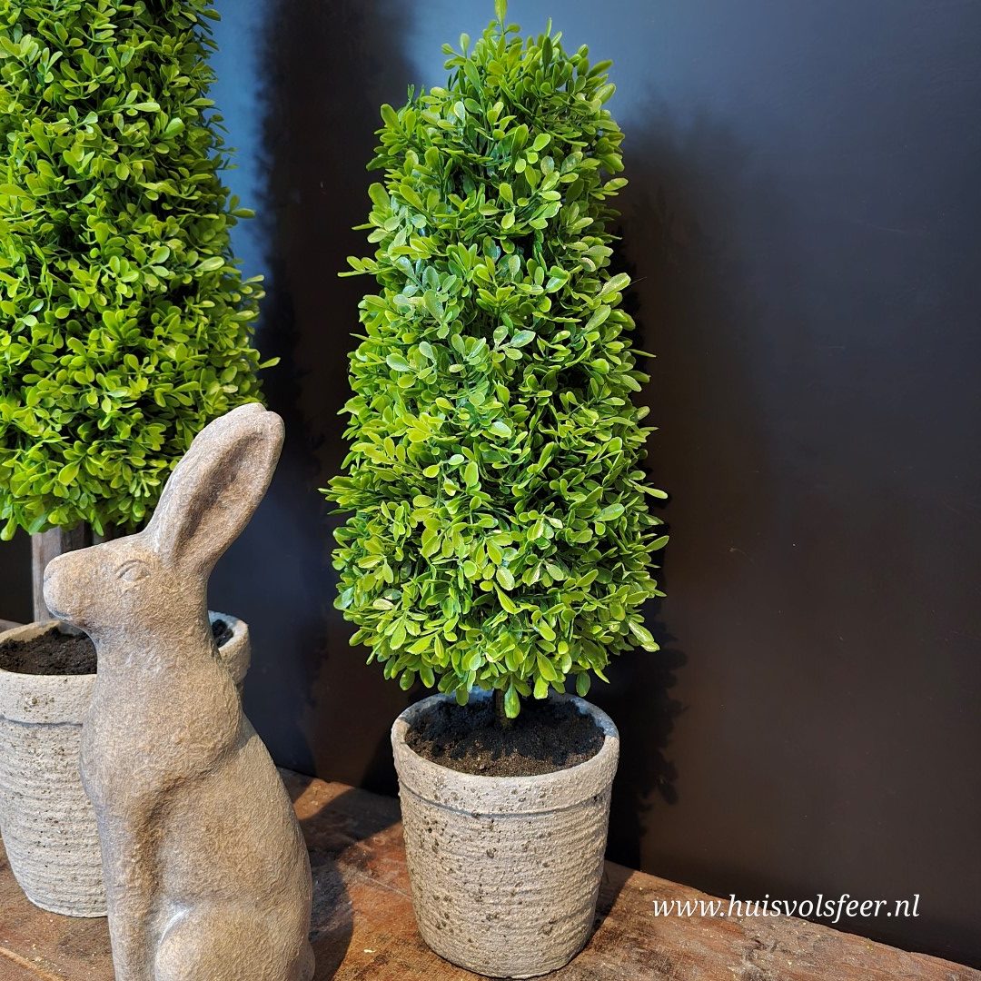 Buxus in Pot (kunst) || 56 cm - Afbeelding 2