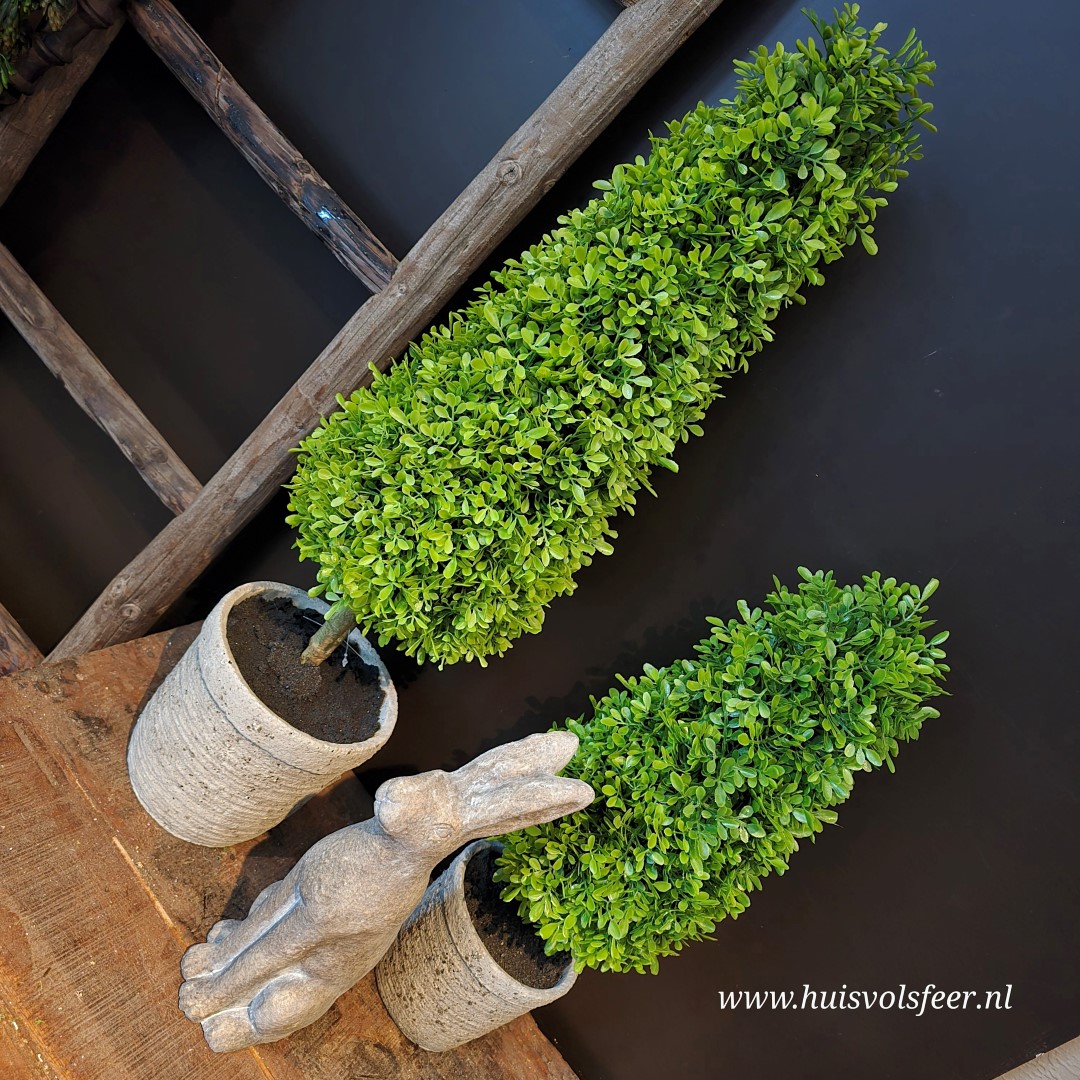Buxus in Pot (kunst) || 76 cm - Afbeelding 2