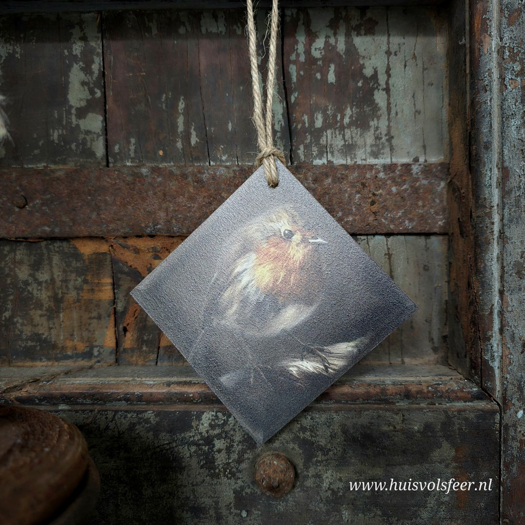 Deco Hanger || Roodborstje - Afbeelding 2