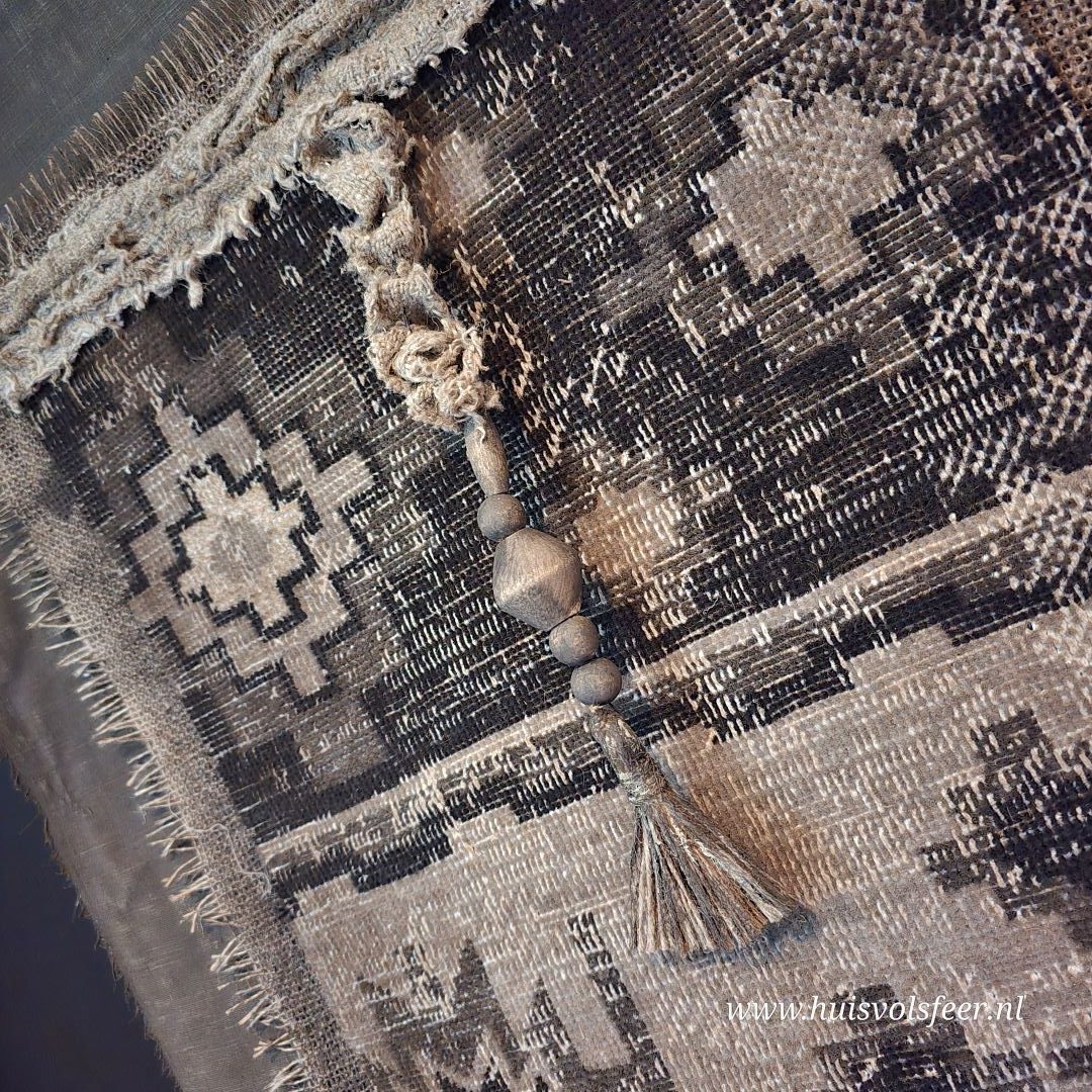 Handgemaakt wanddoek Kelim || 60xH80 cm. - Afbeelding 4