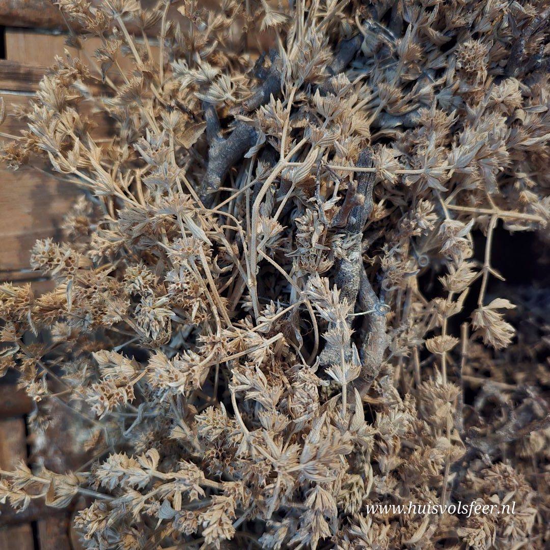 Krans- Wilde lavendel met Bonsai || 40 cm. - Afbeelding 3