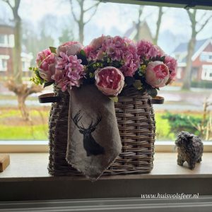 Hortensia Pioenrozen Bush- Compleet || Zacht Roze