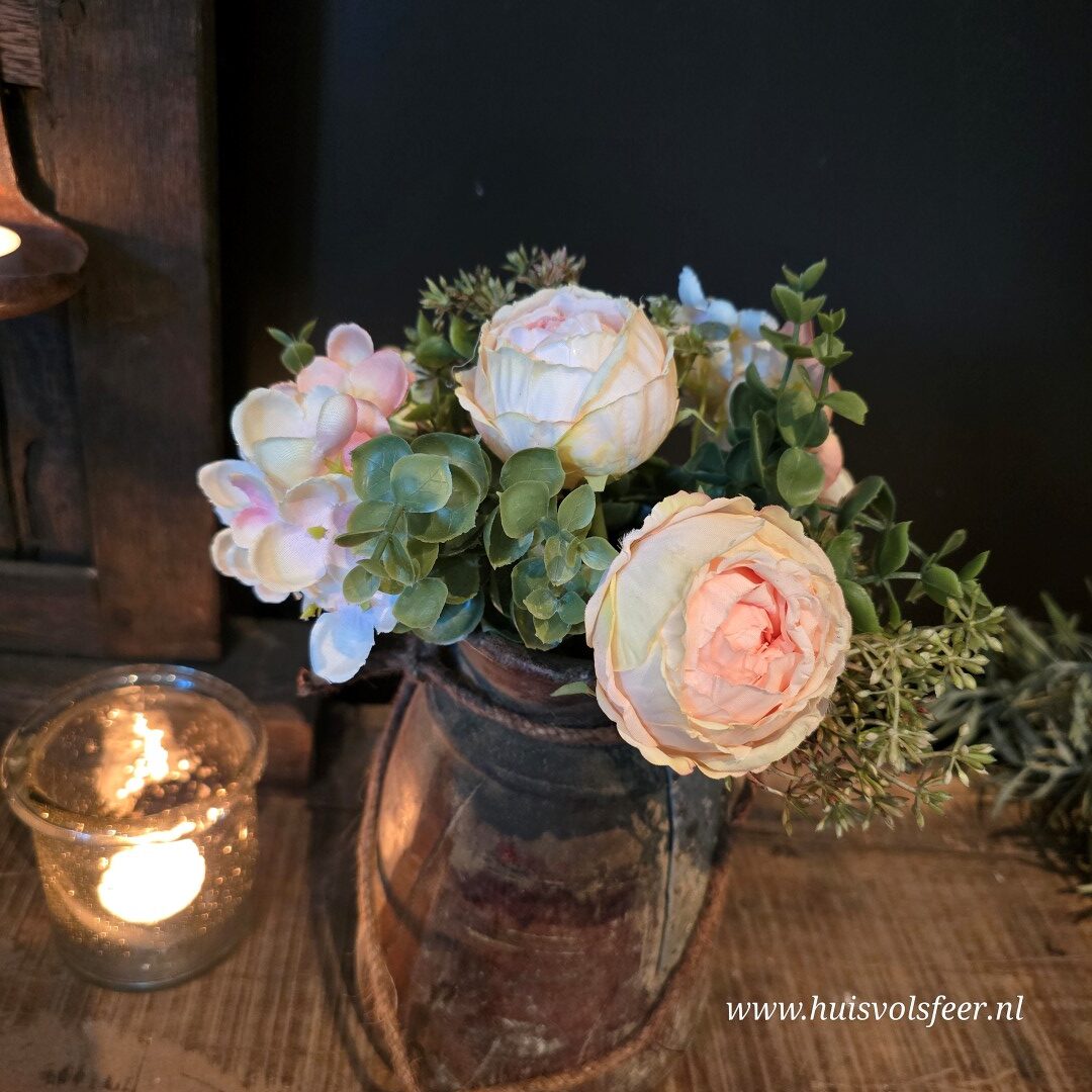 Boeket "Rosa" || Licht Roze - Afbeelding 3