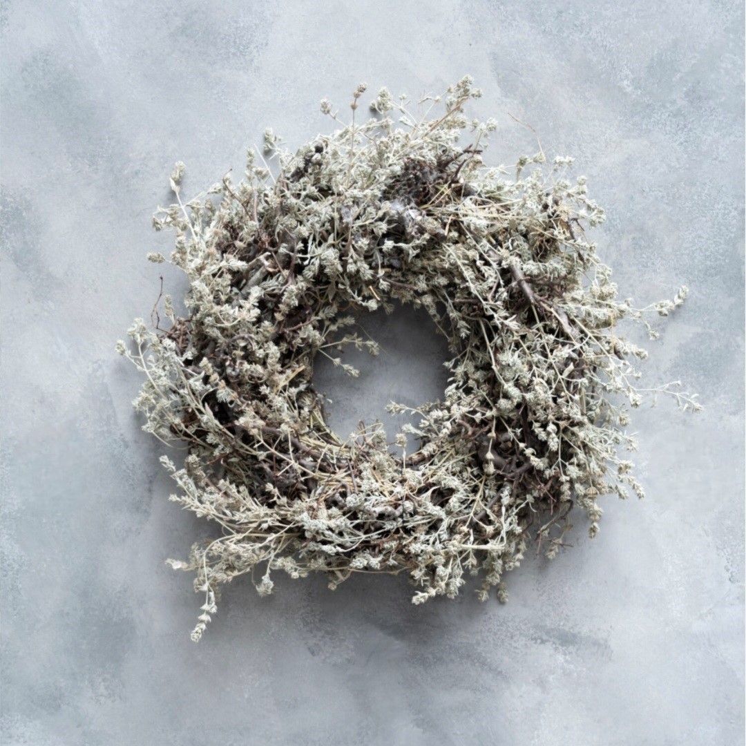 Krans- Wilde lavendel met Bonsai || 40 cm. - Afbeelding 4