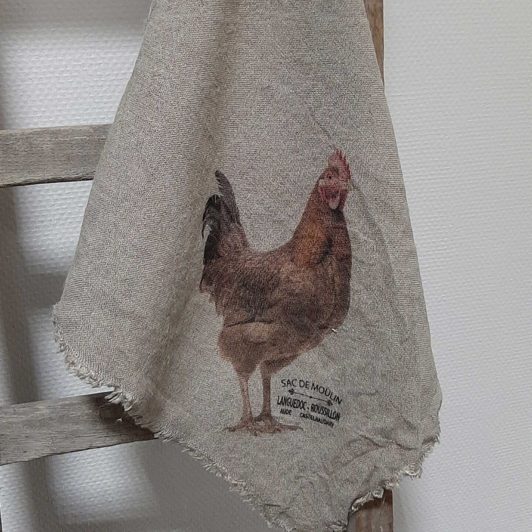 Linnen Shabby Doek New || Kip - Afbeelding 5