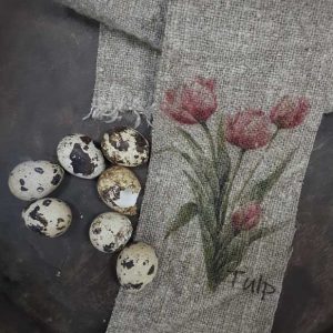 Shabby lint || Roze Tulp