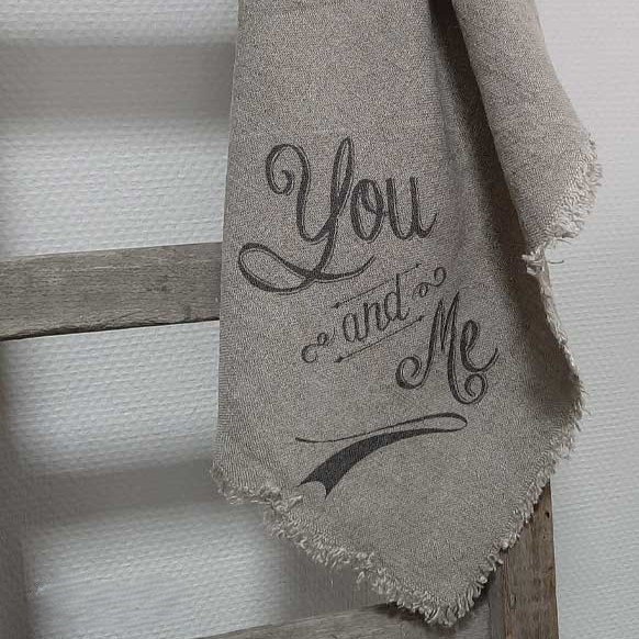 Linnen Shabby Doek New || You and Me - Afbeelding 5