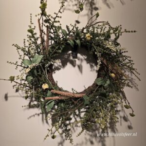 Krans Deluxe- Asparagus & Papaver || 60 cm.