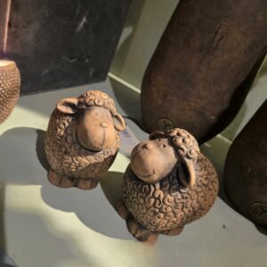 Set of 2 Funny Sheep- Majestic Brown || Brynxz