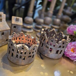 Set of 2 Tealight Canalhouses- Jewel || Brynxz.