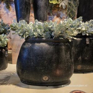 Planter Oval Allure- Basalt || Brynxz