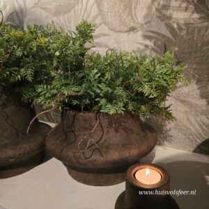 Planter Cylinder Edge- Majestic Brown || Brynxz