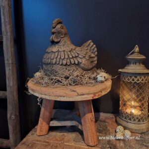 Robuust Houten Bijzettafeltje || 30x H20 cm