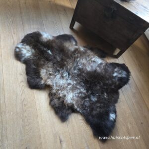 Schapenvacht – Natural Mix || Donkerbruin Gemêleerd