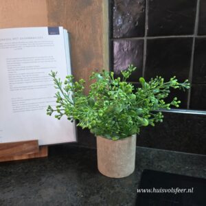 Kunstplant Oregano in Pot