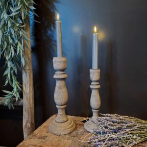 Kandelaar Old Brown- Grey || 30 cm