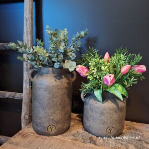 Planter Two Ears Basic 18 cm- Majestic Brown || Brynxz