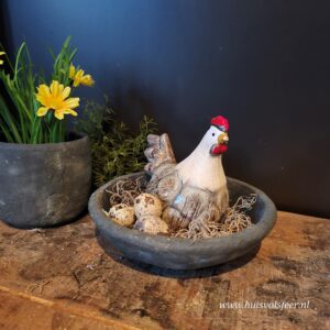 Stenen Schaal- Antraciet || 20 cm