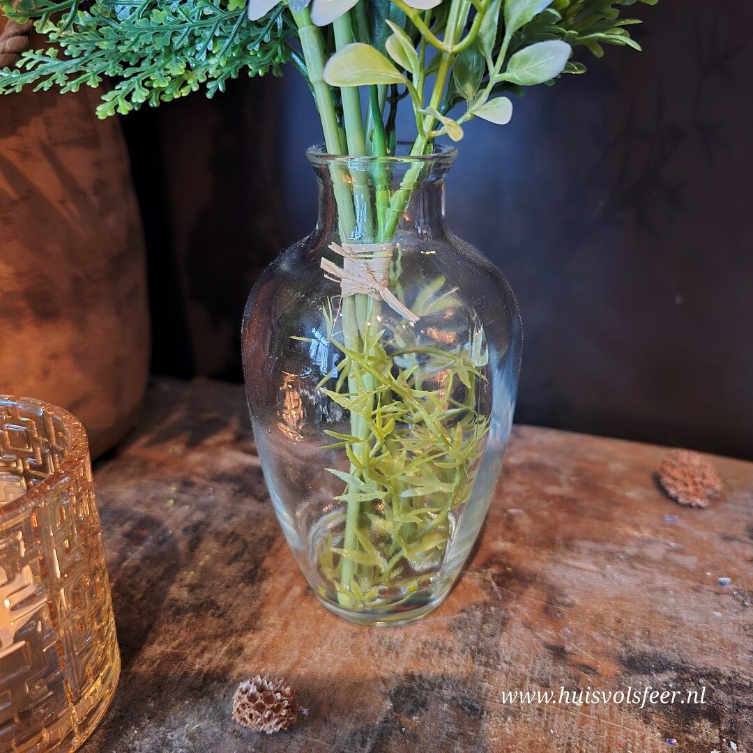 Boeketje Scabiosa in Vaas- Roze || Kunst - Afbeelding 8