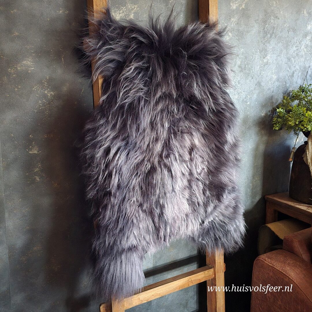 IJslands schapenvacht || Graphite Brisa - Afbeelding 5