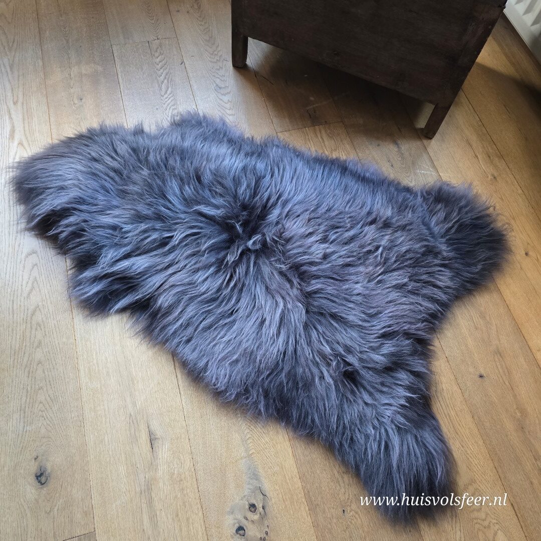 IJslands schapenvacht || Graphite Brisa