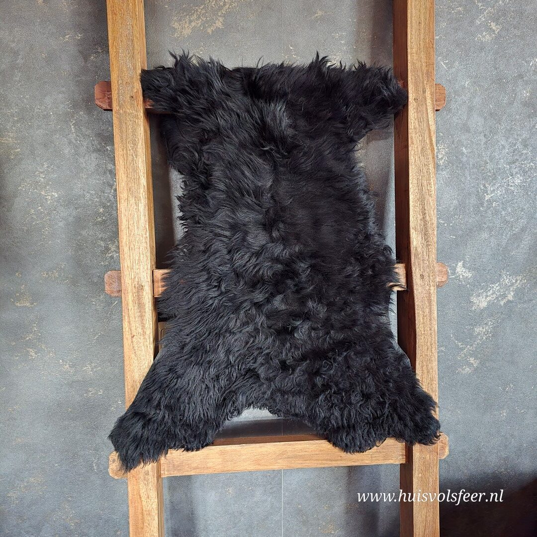 Schapenvacht || Curly Black - Afbeelding 7