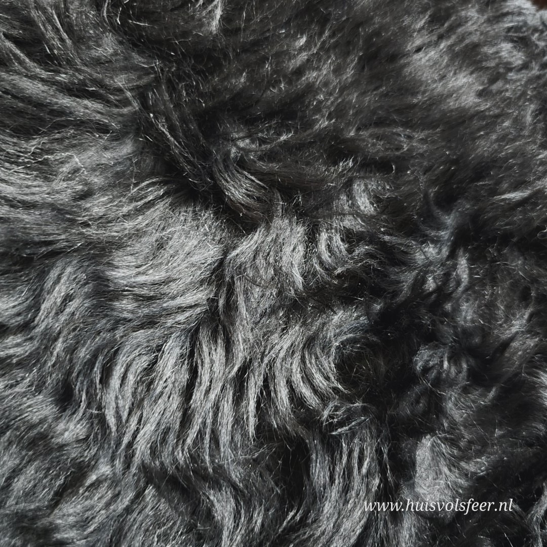 Schapenvacht || Curly Black - Afbeelding 10