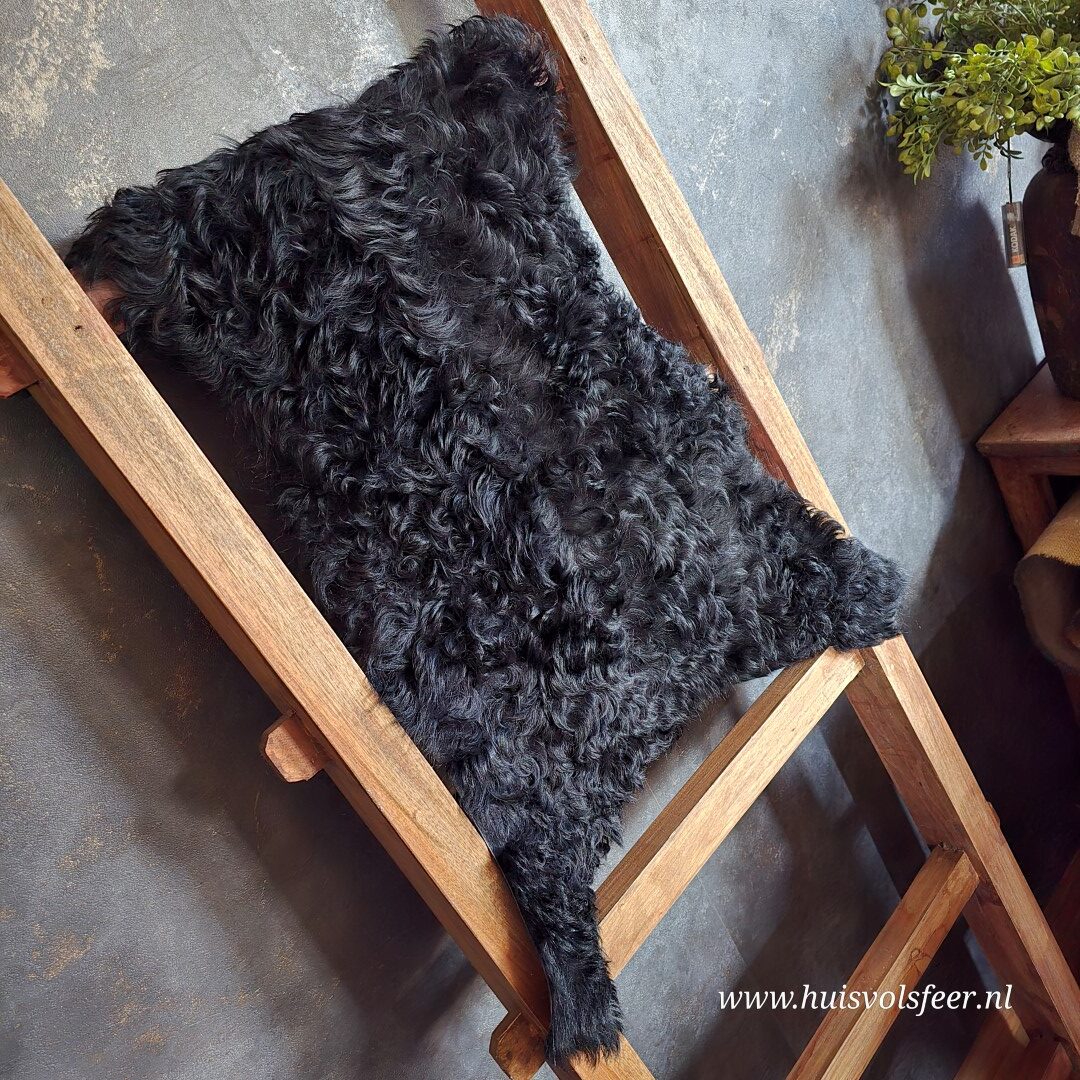 Schapenvacht || Curly Black - Afbeelding 6