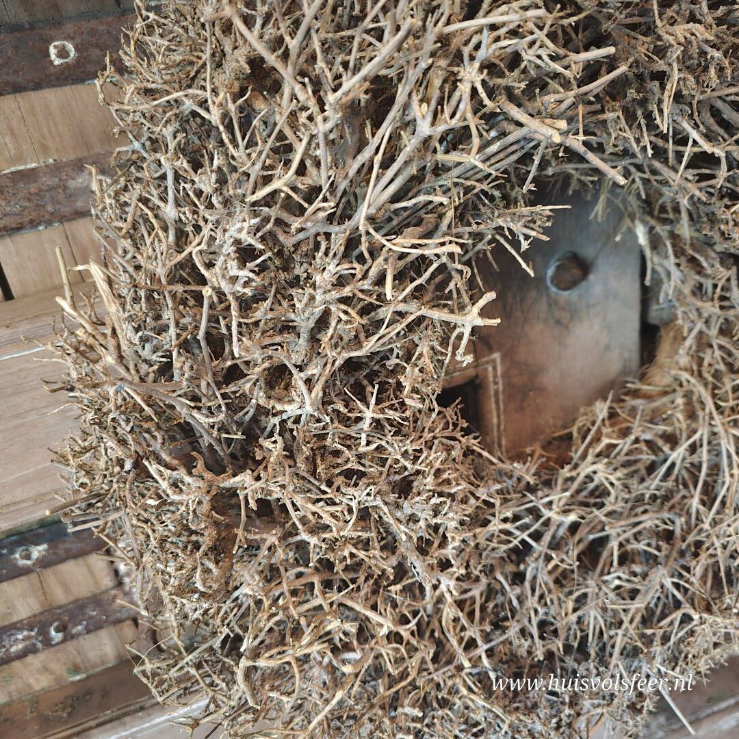 Gedroogde Takken Krans- 55 cm - Afbeelding 3