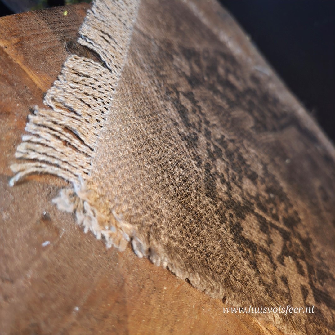 Kelim Sierkleedje || Oud Bruin/ Zwart - Afbeelding 4